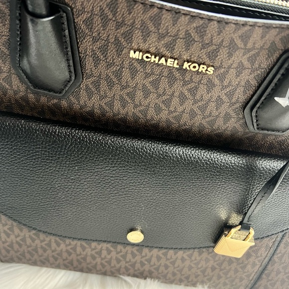 Michael Kors Brown and Black Mercer Tote ✨brand new✨ - Picture 4 of 11